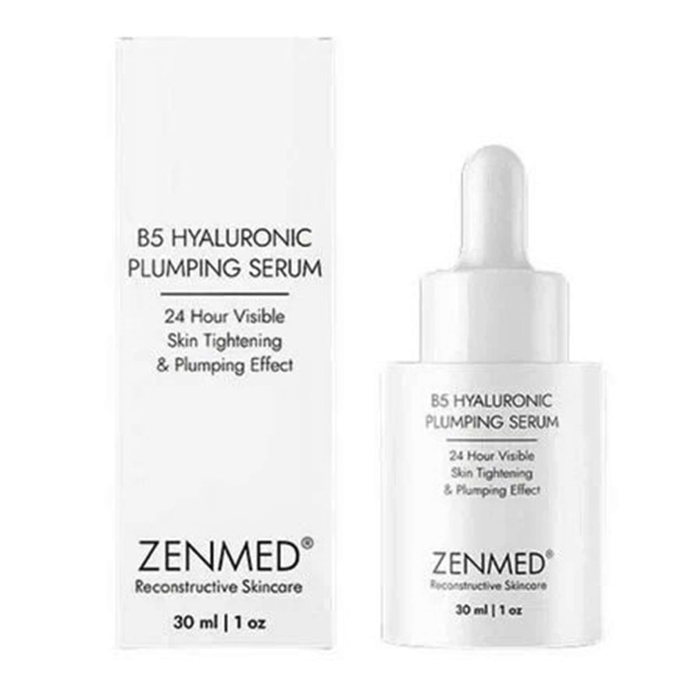 ZenMed B5 Skin Tightening and Plumping Effect Skincare Hyaluronic Pumping Serum 1Oz (30ml)