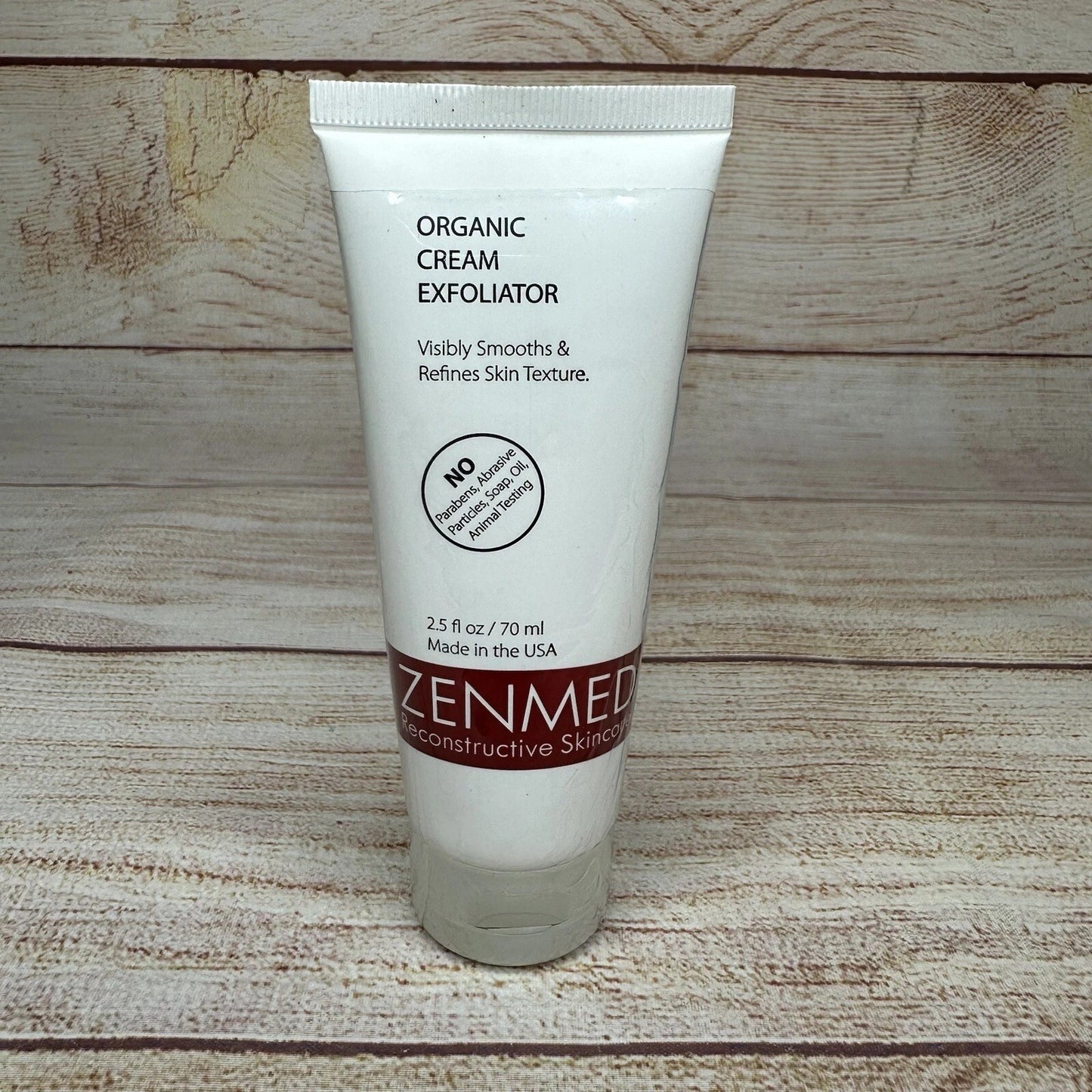Zenmed Reconstructive Skin Care Organic Cream Exfoliator 2.5Oz (70ml)