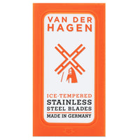 Van Der Hagen Double Edge Stainless Steel Razor Blades, 5 Ea