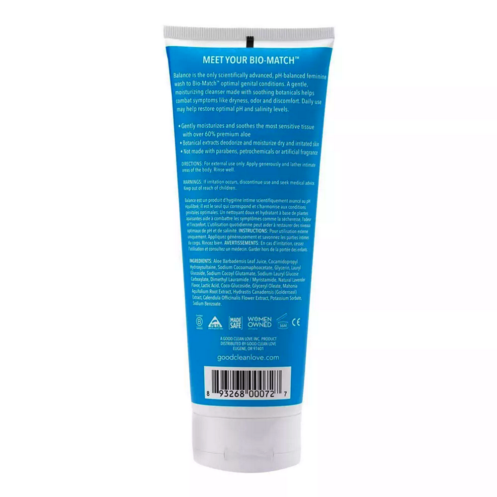 Good Clean Love Balance, pH Balanced Personal Wash, 8 Oz