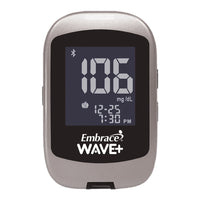 Embrace Bluetooth Wave+ Blood Glucose Monitor, 1 Ea