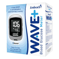 Embrace Bluetooth Wave+ Blood Glucose Monitor, 1 Ea