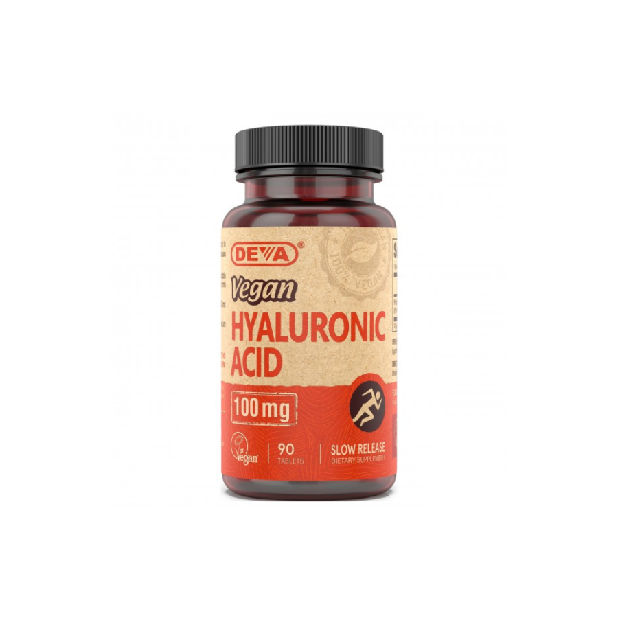 Deva Nutrition Vegan Hyaluronic Acid Tablets, Dietary Supplement, 90 Ea