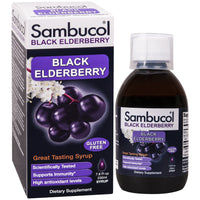 Sambucol Black Elderberry Syrup To Support Immune System, Original Formula - 7.8 Oz