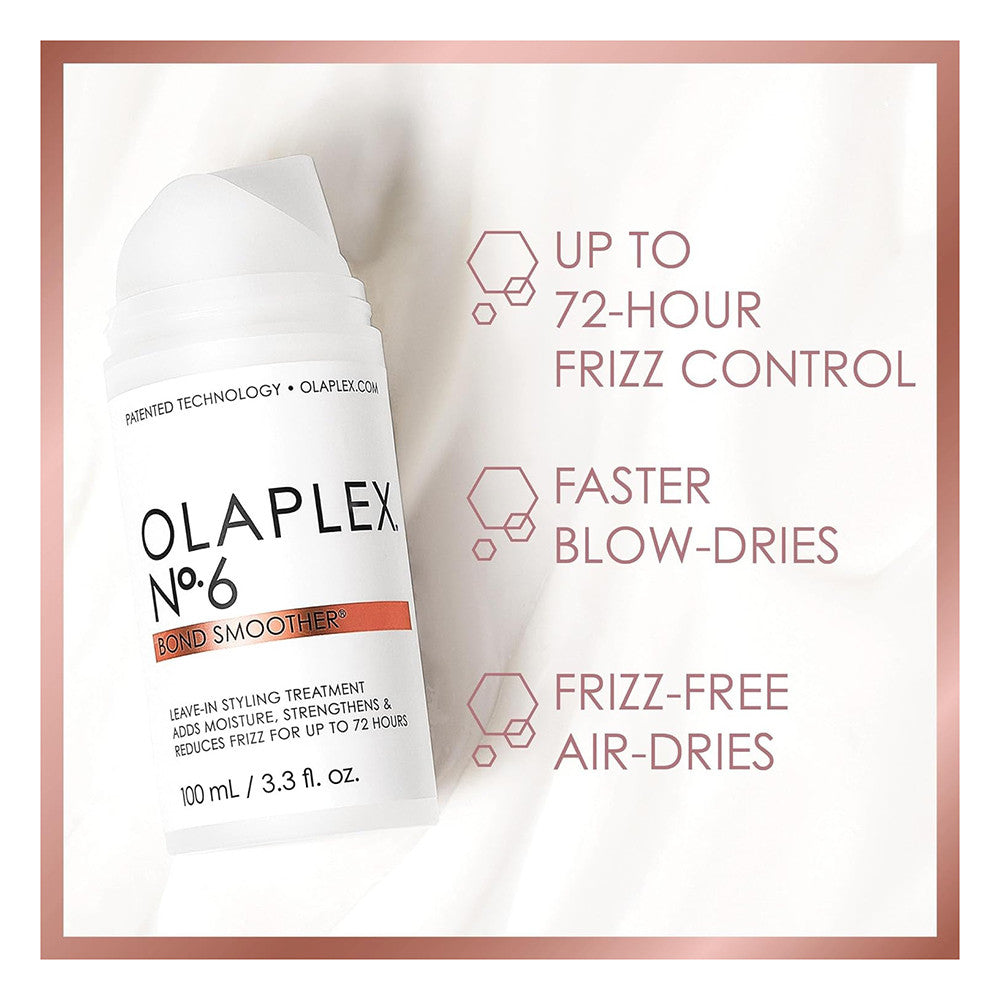 Olaplex No 6 Bond Smoother Leave In Styling Treatment for Frizz Control, 3.3 Oz