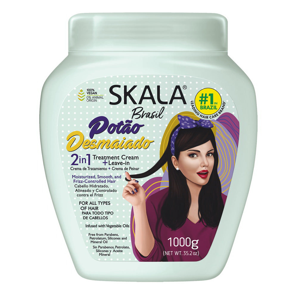 Skala Brasil Potao Desmaiado Moisturized Hair Treatment Cream 35.2Oz (1000g)