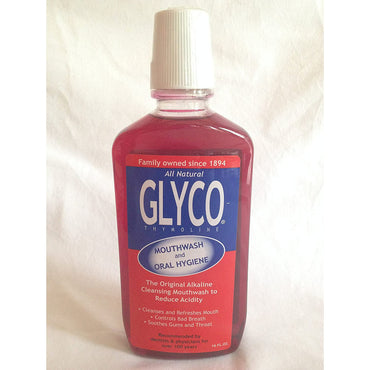 Glyco-Thymoline Mouthwash And Oral Hygiene Natural Liquid, 16 Oz