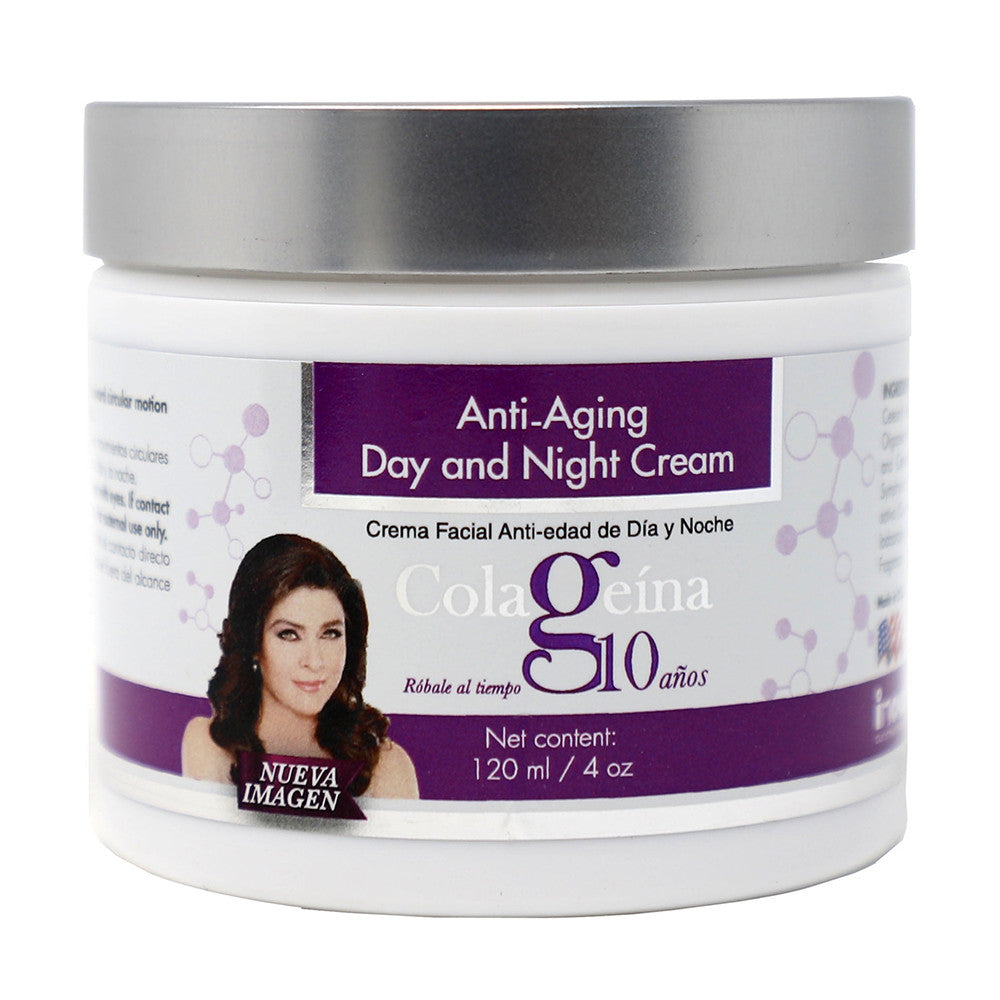 Colageina 10 Anti-Aging Day And Night Face Cream, 4 Oz
