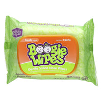Boogie Wipes Gentle Saline Wipes For Stuffy Noses - 30 Ea