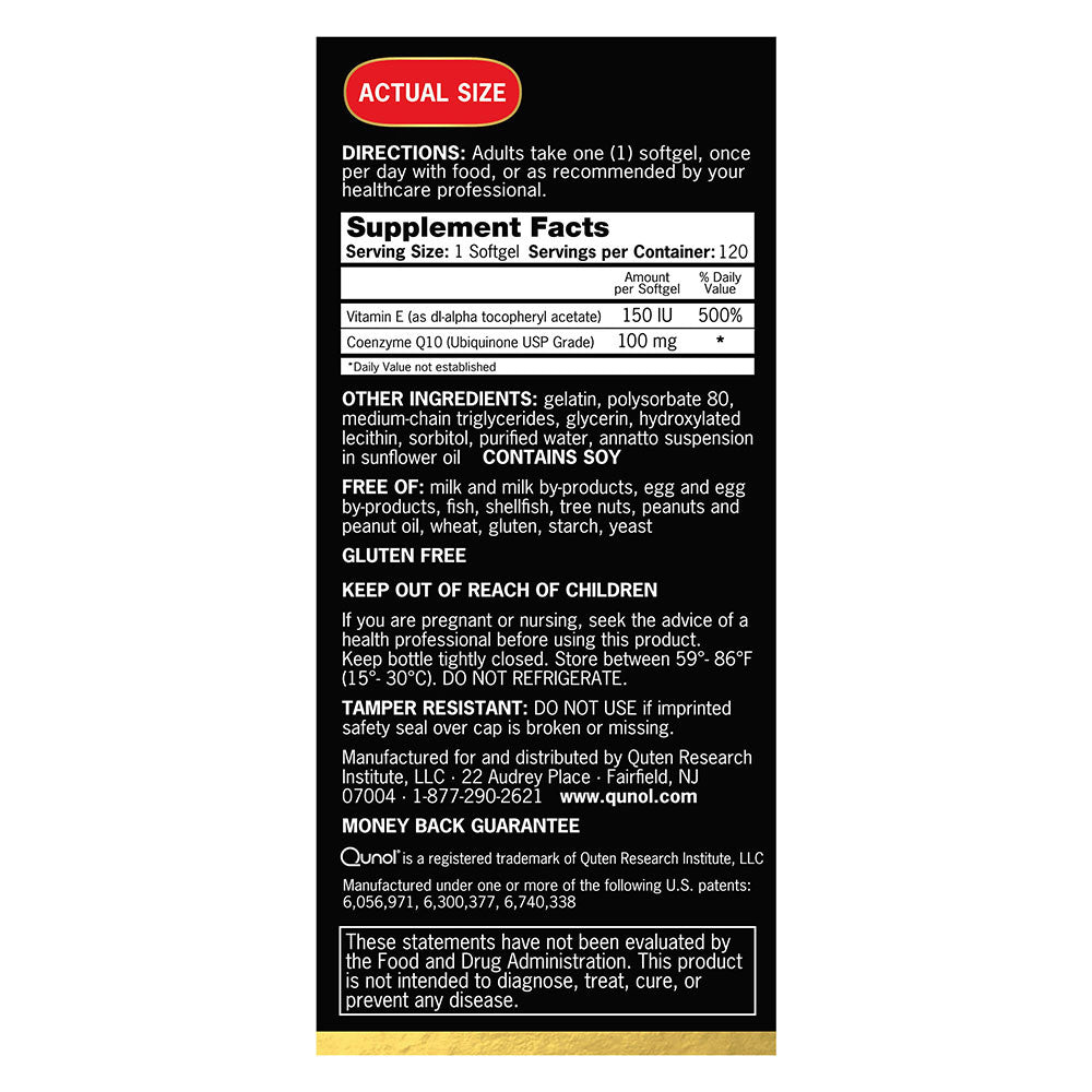 Qunol Ultra CoQ10 Dietary Supplement Softgels, 120 Ea