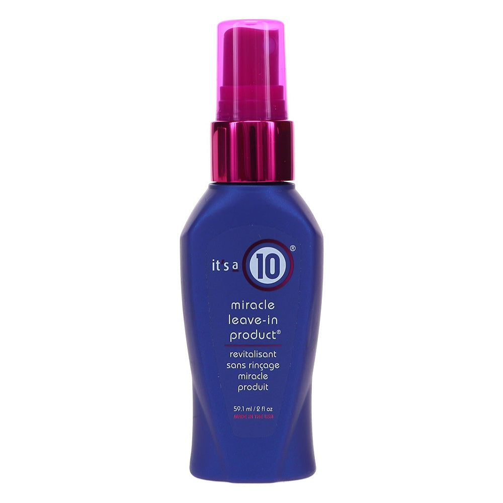 Its a 10 Miracle Leave In Hair Treatment Repair Detangle and Protect 2Oz (59.1ml)