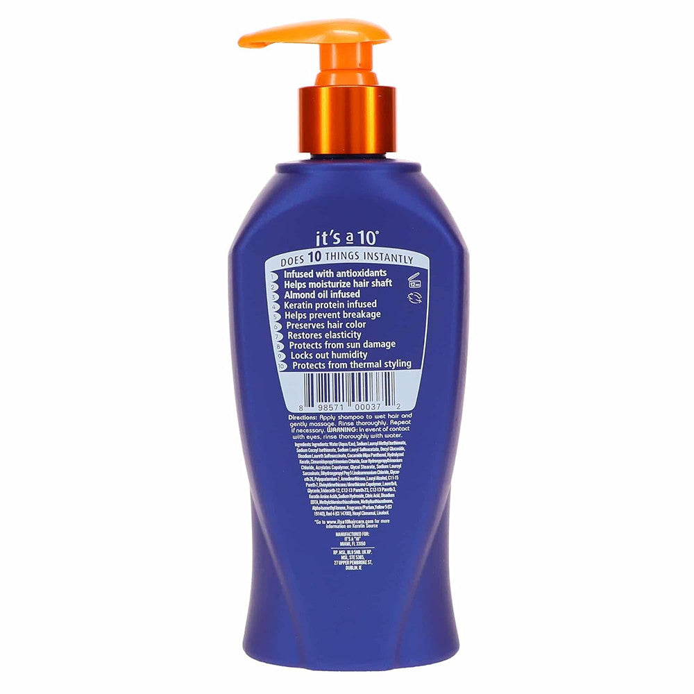 It's a 10 Miracle Shampoo Plus Keratin, 10 Oz