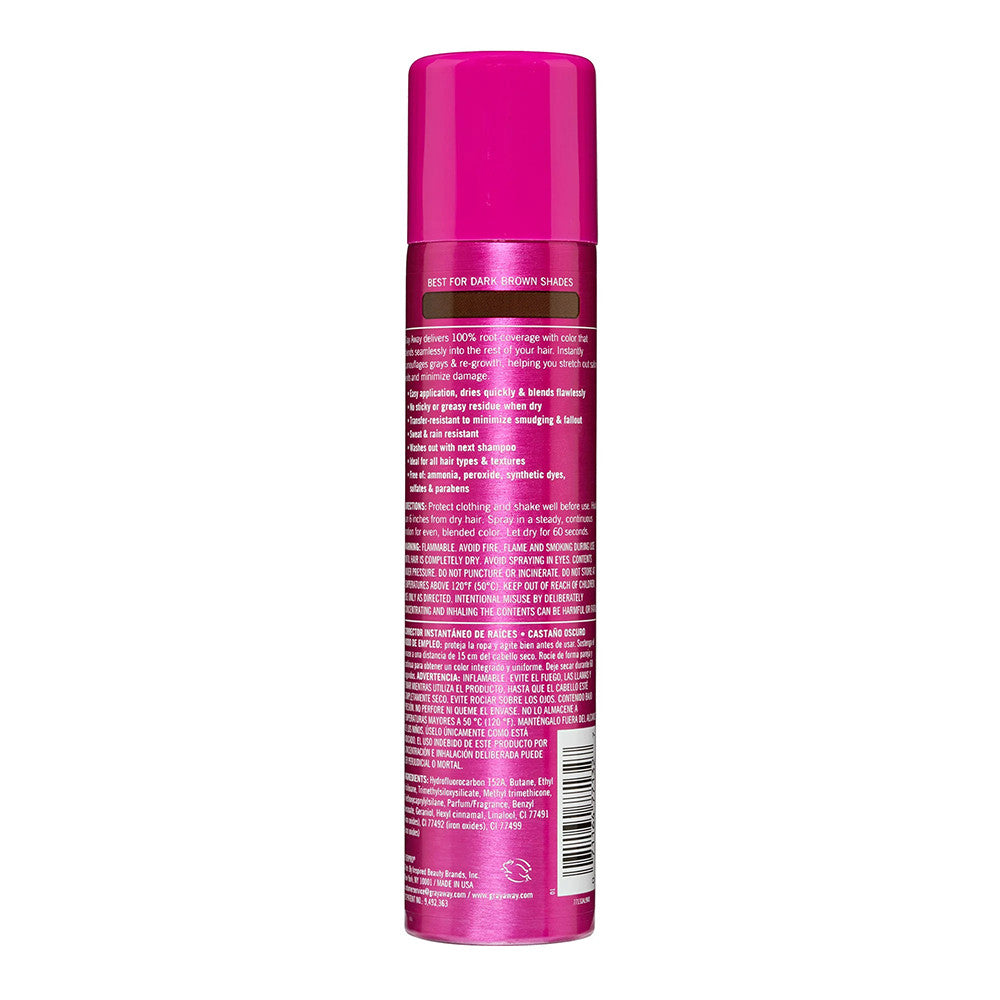 Everpro Gray Away Instant Root Touch-up Spray, Dark Brown, 2.5 Oz