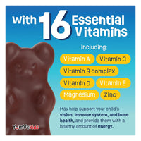 Yum-Vs Multi-V + Multi-Mineral Formula Bears, Milk Chocolate - 60 Ea