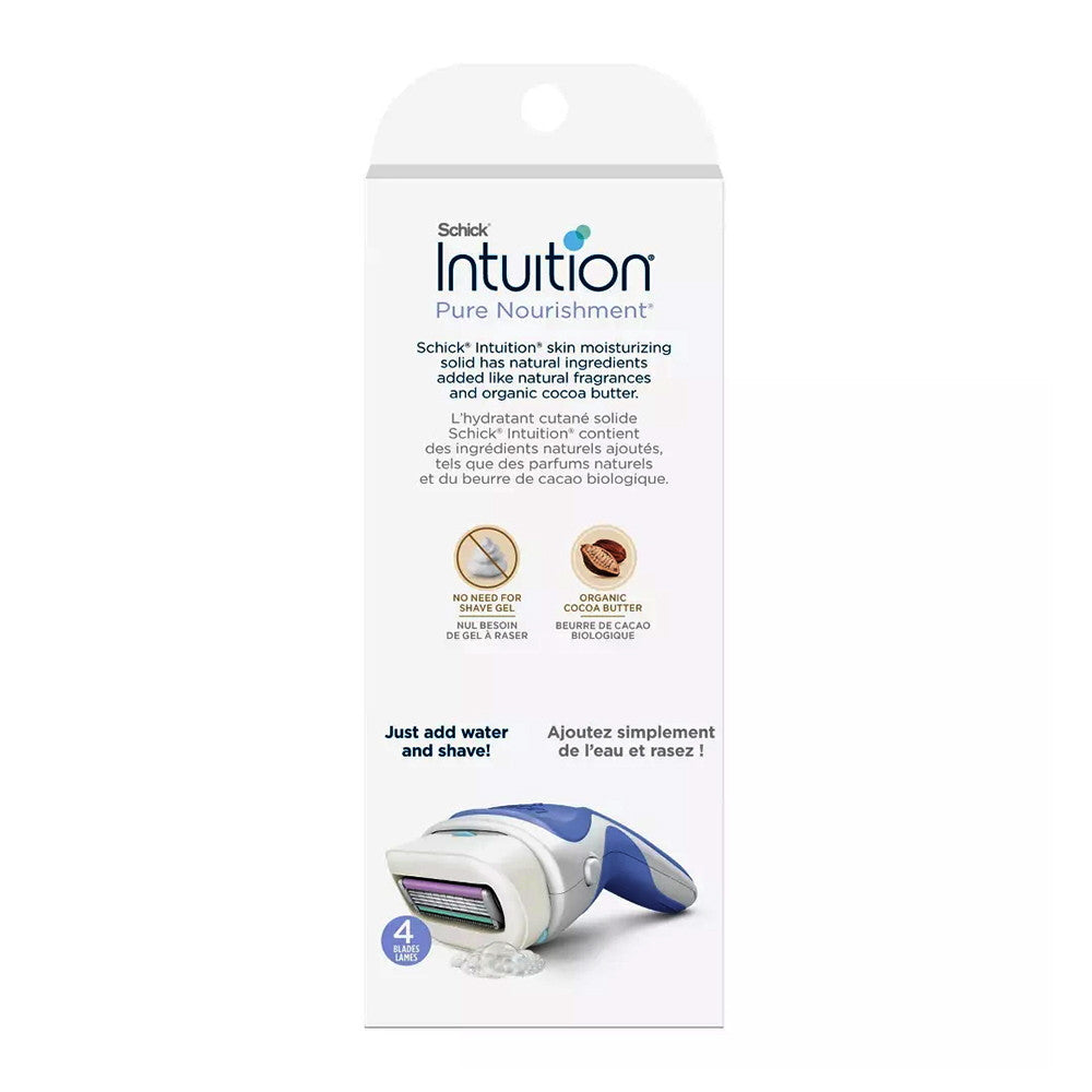 Schick Intuition Razor Pure Nourishment With Coconut Milk And Almond Oil 1 Ea