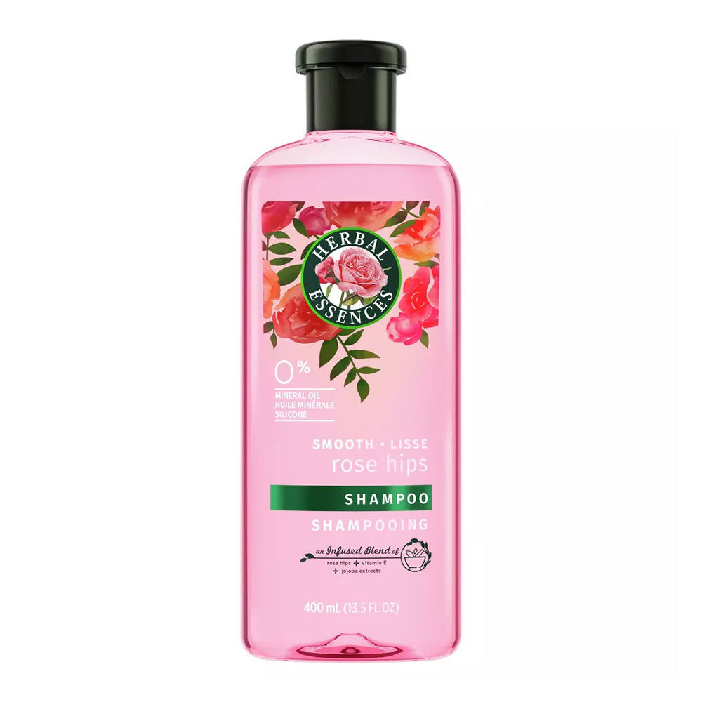 Herbal Essences Smooth Rose Hips Hair Smoothing Shampoo 13.5Oz (400ml)
