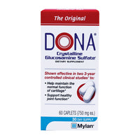 Dona Crystalline Glucosamine Sulfate Caplets, 60 Ea