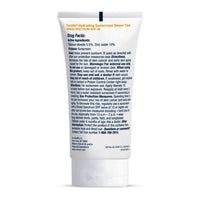 CeraVe Tinted Face Sheer Tint Hydrating Mineral Sunscreen with Zinc Oxide, 1.7 Oz