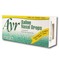Ayr Saline Non-Medicated Nasal Drops - 50 Ml