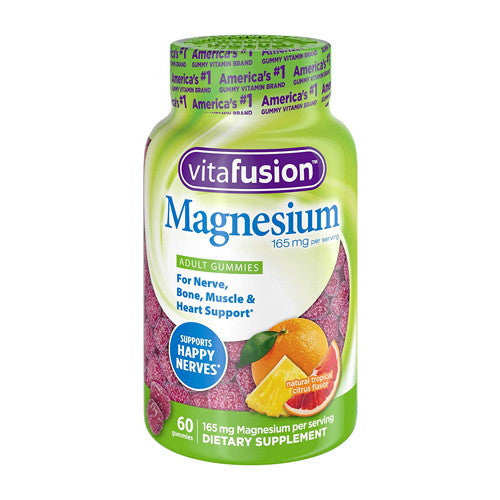Vitafusion Magnesium Tropical Citrus Dietary Supplement Gummies, 60 Ea