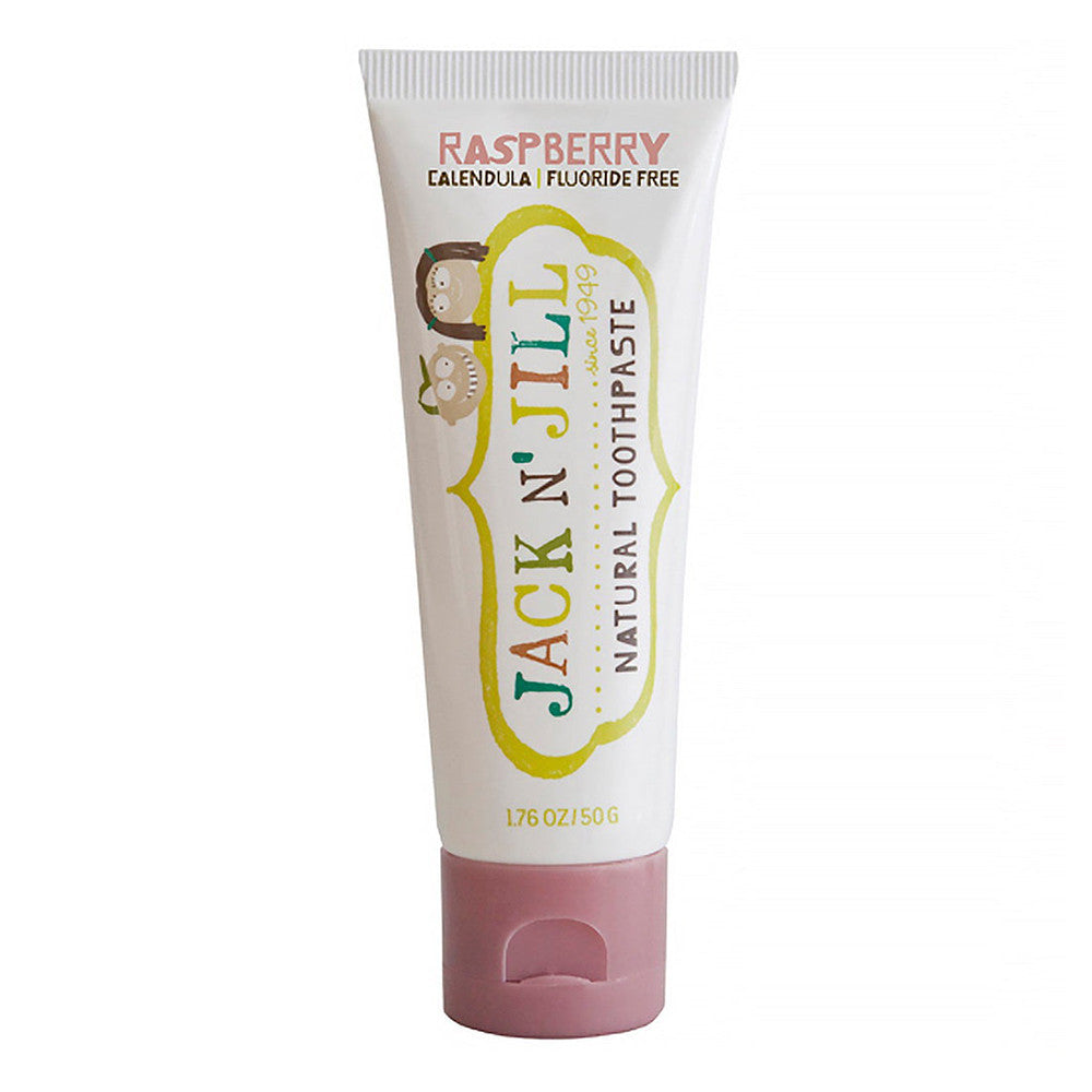 Jack N Jill Natural Toothpaste, Raspberry, 6 Ea