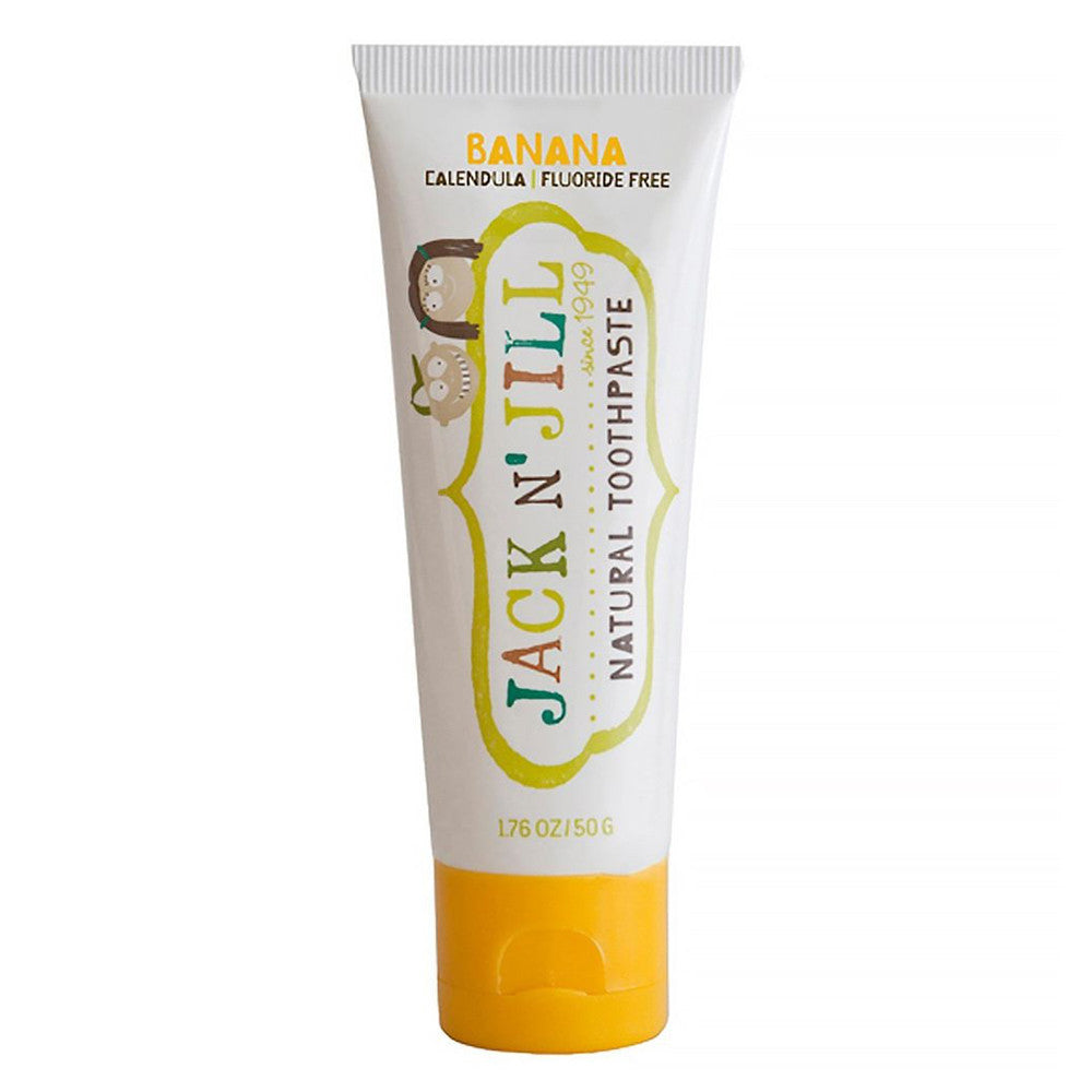 Jack N Jill Natural Toothpaste, Banana, 6 Ea