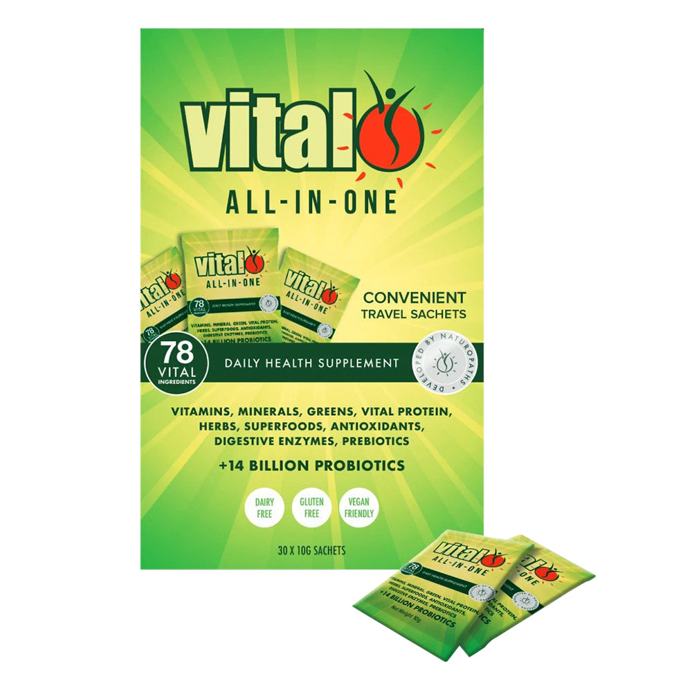 Vital All in One Unflavored Drink Mix Daily Health Supplement 30Ea