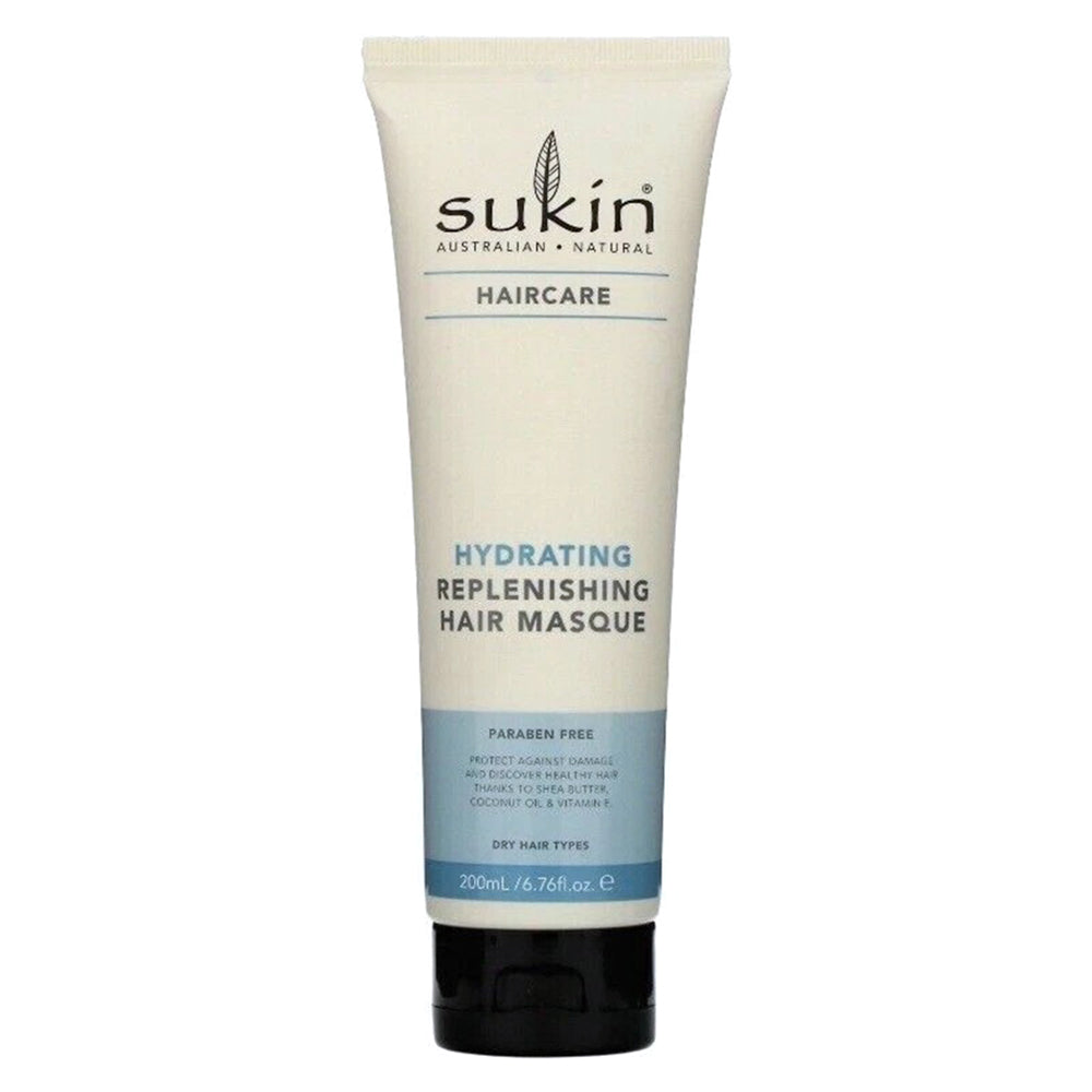 Sukin Hydrating Replenishing Hair Masque for Dry Hair Types 6.76Oz (200ml)