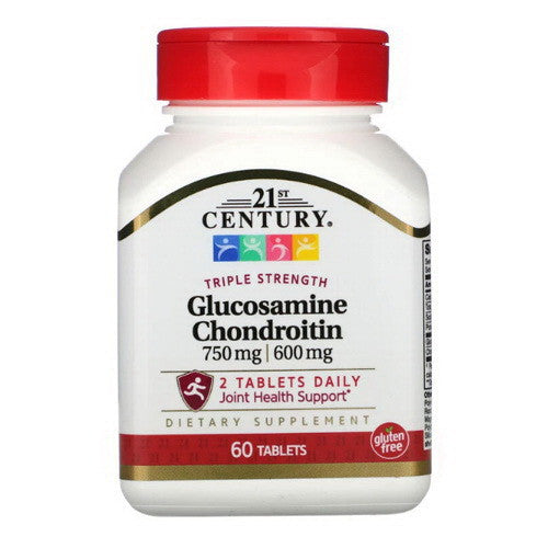 21St Century Glucosamine And Chondroitin Triple Strength - 60 Tablets
