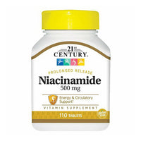 21st Century Niacinamide 500 mg Prolonged Release Tablets, 110 Ea