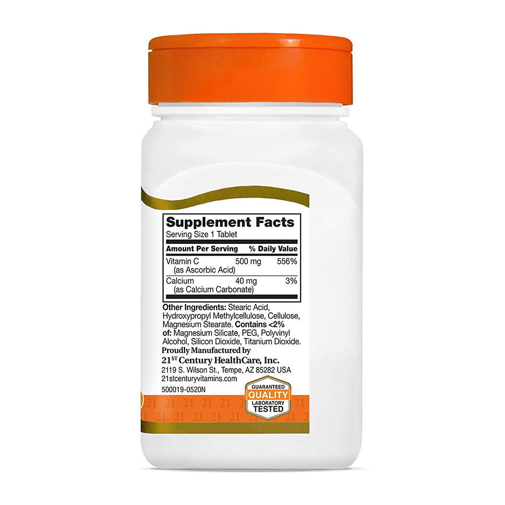 21st Century Vitamin C Prolonged Release 500 mg Tablets, 110 Ea