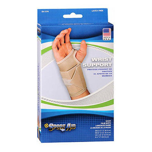 Sportaid Wrist Brace for Carpal Tunnel Beige, Left, Small, 1 Ea