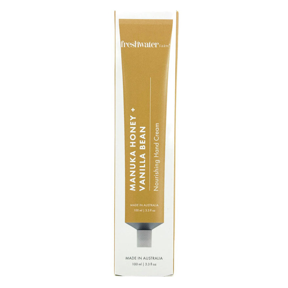 Freshwater Farm Australia Manuka Honey Plus Vanilla Bean Nourishing Hand Cream 3.3Oz (100ml)