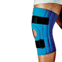 Sportaid, Knee Brace, Open Patella, Blue Neoprene, Medium Of Size: 14-15 Inches - 1 Ea