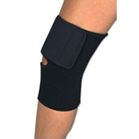 Sportaid Knee Wrap Neoprene Black, Small Of Size: 13-14 Inches - 1 Ea