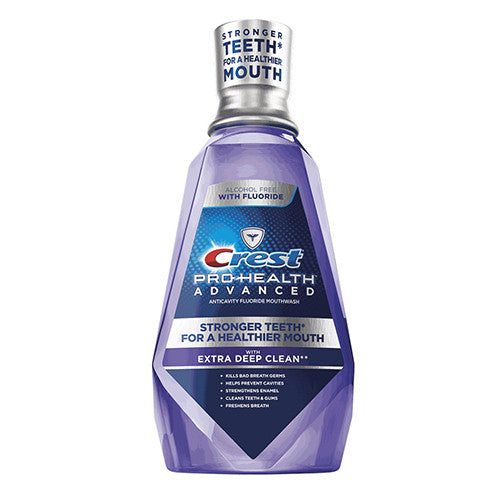 Crest Pro-Health Advanced Mouthwash With Extra Deep Clean, Clean Mint - 16.9 Oz