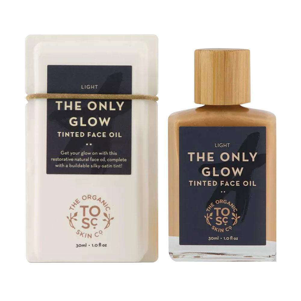 The Organic Skin Co The Only Glow Tinted Face Oil, Light, 1.1 Oz