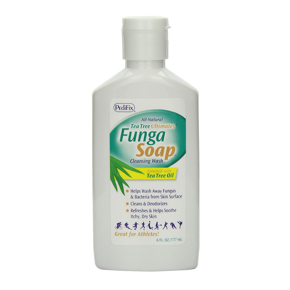 PediFix Tea Tree Ultimates Funga Soap Cleansing Wash, 6 Oz