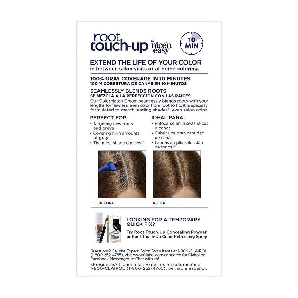 Clairol Nice And Easy Root Touch Up Permanent Hair Color Kit #6A, Light Ash Blonde - 1 Ea