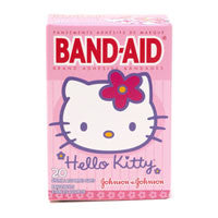 Band-Aid Childrens Adhesive Bandages, Assorted Sizes, Hello Kitty - 20 Ea