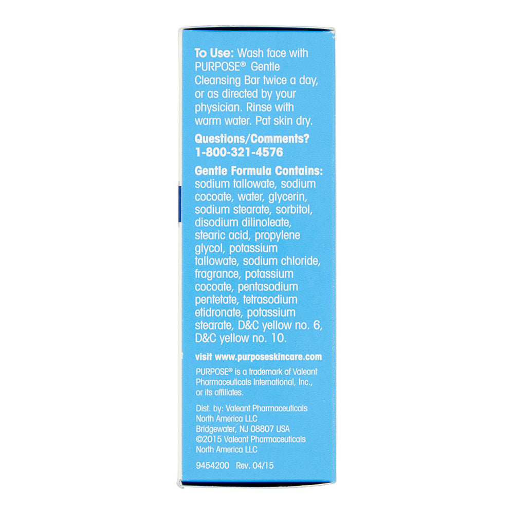 Purpose Gentle Cleansing Bar Soap, Oil Free And Hypoallergenic - 6 Oz
