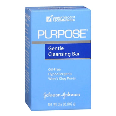Purpose Gentle Cleansing Bar Soap, Oil Free And Hypoallergenic, 3.6 Oz