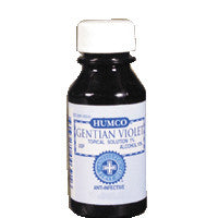 Humco Gentian Violet Topical Solution 1% Usp With 10% Alcohol - 2 Oz