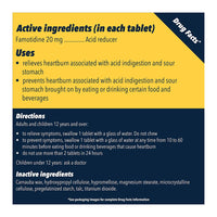 Pepcid Ac Maximum Strength Acid Reducer, Famotidine Tablets - 8 Ea