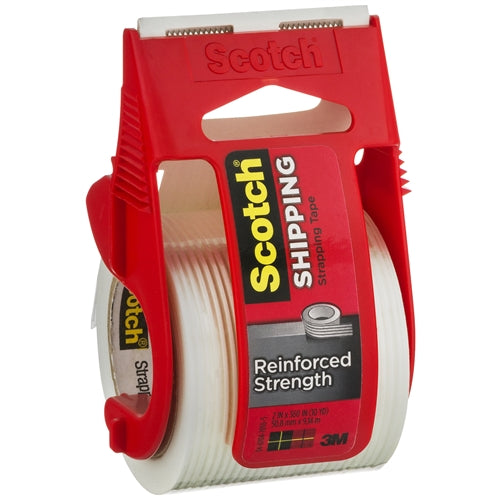 3M Scotch Strapping Tape With Sure Start Dispenser, Mmm 50, Size: 2 In X 360 In - 6 Rolls