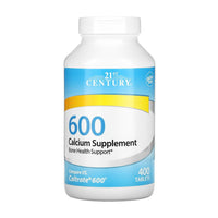 21st Century 600 Calcium Supplement Caltrate Tablets, 400 Ea