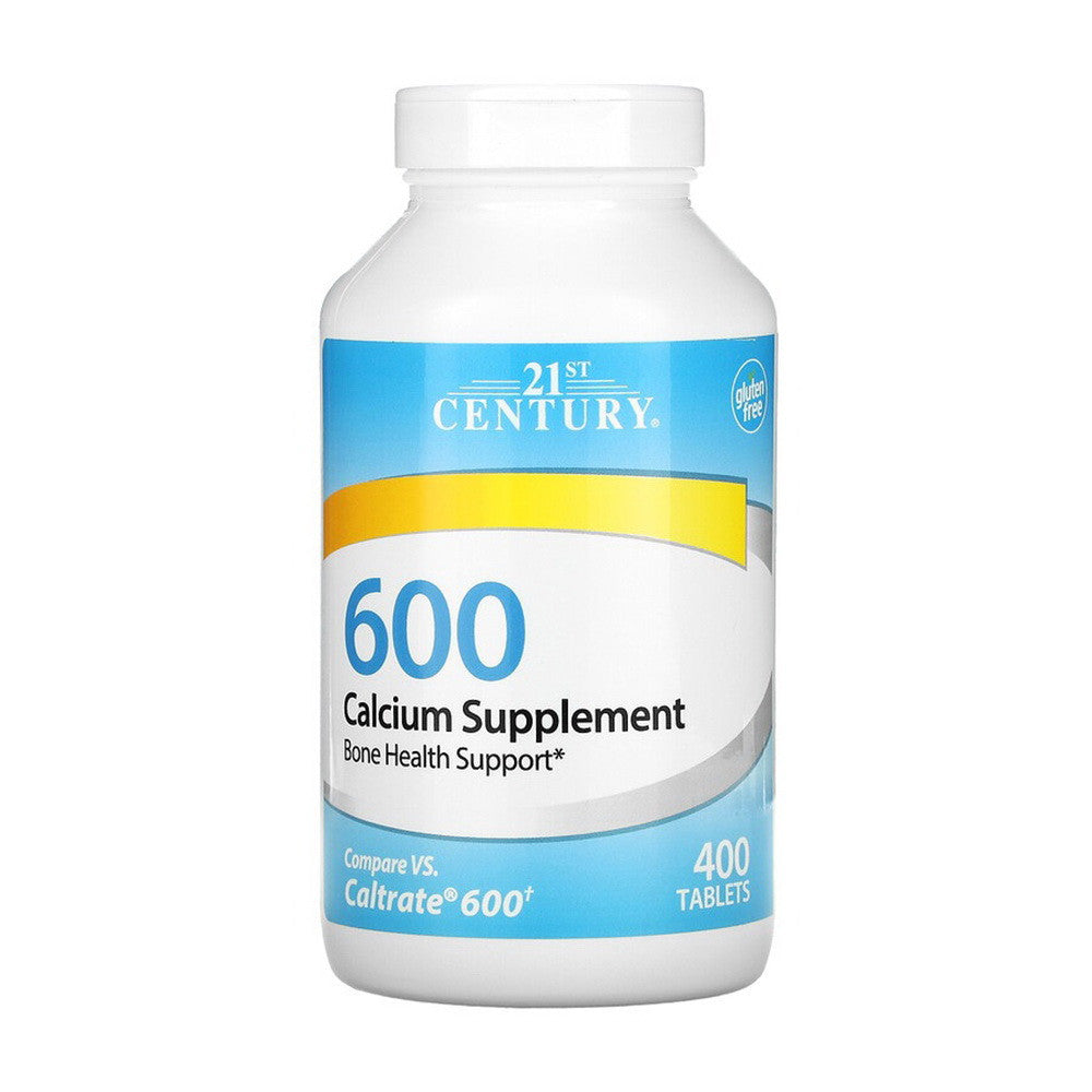 21st Century 600 Calcium Supplement Caltrate Tablets, 400 Ea