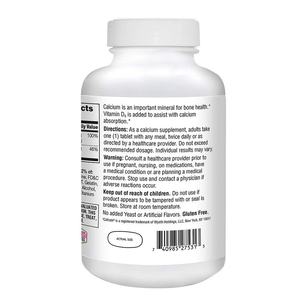 21st Century Vitamins Calcium 600 mg + Vitamin D Caps, 400 Ea