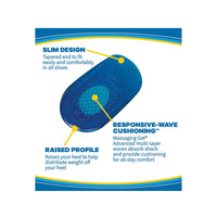 Dr. Scholls Comfort Heel Cushions Advanced Massaging Gel Men's 8-13 - 1 Pr