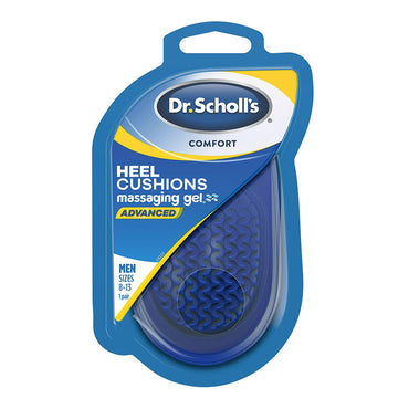 Dr. Scholls Comfort Heel Cushions Advanced Massaging Gel Men's 8-13 - 1 Pr